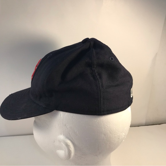 VINTAGE MLB 90s BOSTON RED SOX New Era Youth Fitted 6 3/8 Black Hat 59 Fifty - Picture 7 of 10